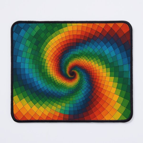 Item preview, Spiral of colored squares designed and sold by Sigtrix.