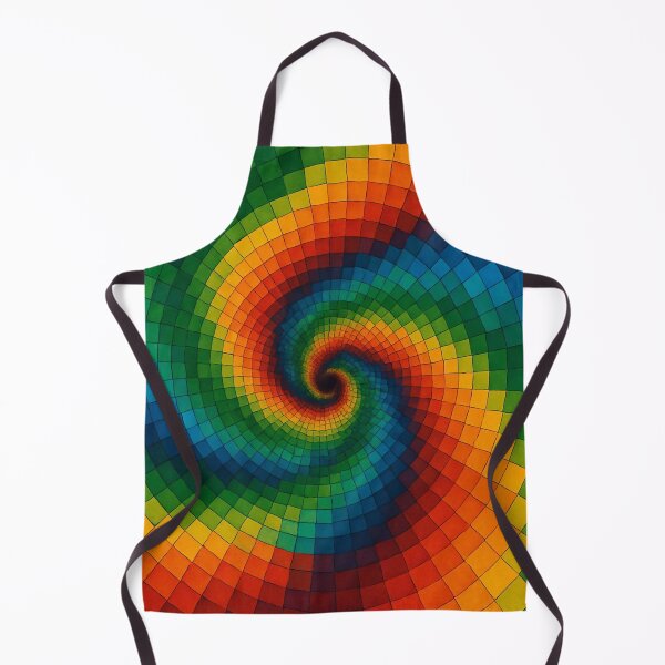 Item preview, Spiral of colored squares designed and sold by Sigtrix.
