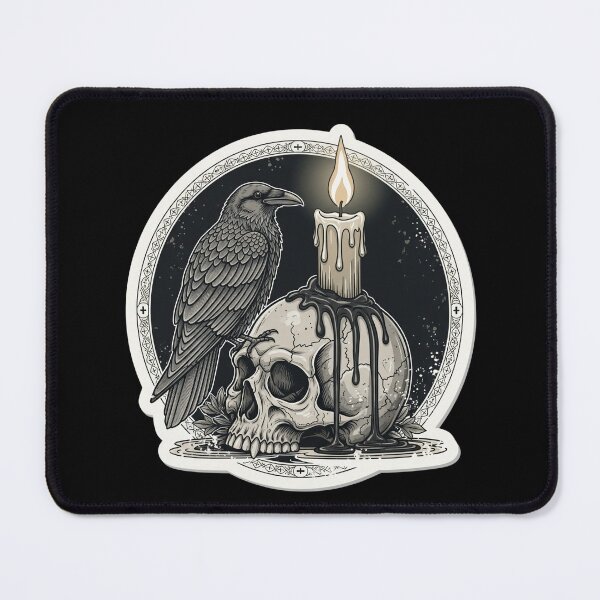 Item preview, Raven & Skull – Gothic Candlelight designed and sold by FREELANIX.