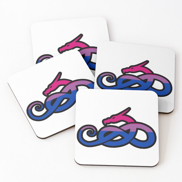 Item preview, Wyrm del orgullo bisexual designed and sold by Tiwsarm.