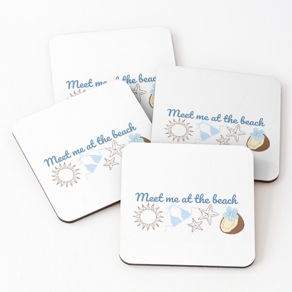 Item preview, meet me at the beach designed and sold by Wildflowers & Waves.
