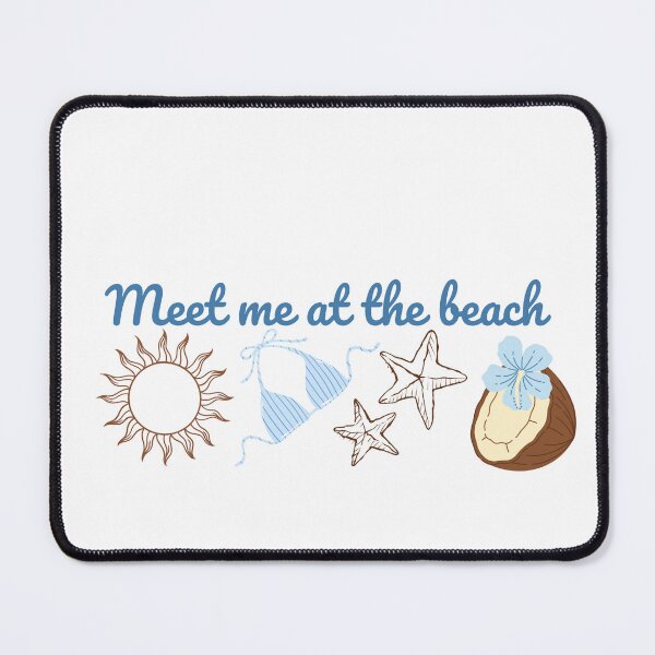 Item preview, meet me at the beach designed and sold by Wildflowers & Waves.