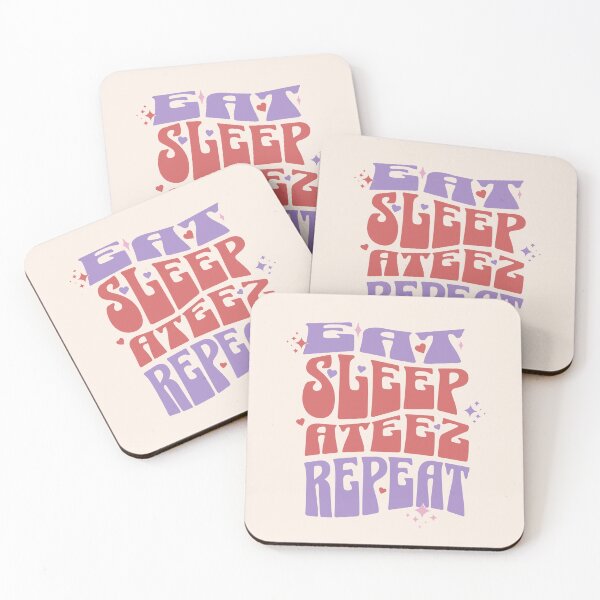 Item preview, Eat sleep ATEEZ repeat | kpop Morcaworks designed and sold by Morcawork.