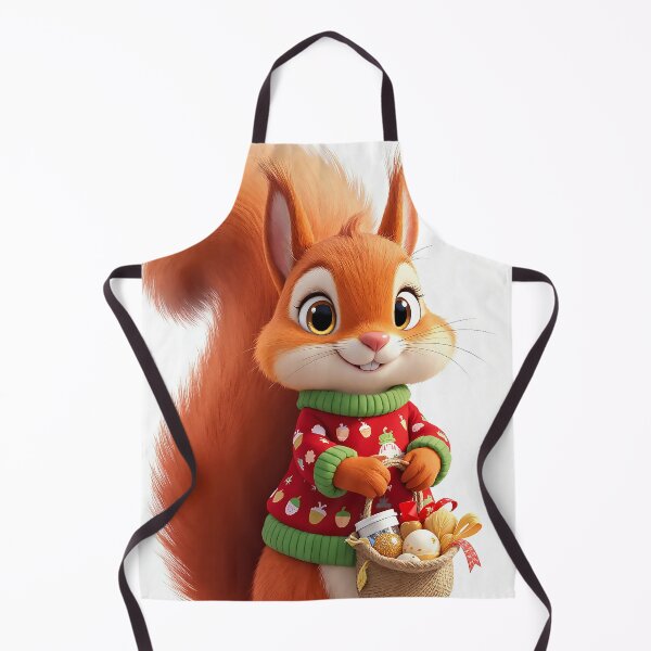Item preview, Cute Christmas Squirrel Nibbles in Festive Sweater designed and sold by acceleratorhams.