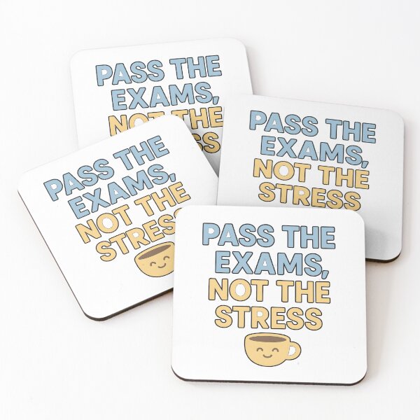 Item preview, Pass the Exams, Not the Stress – Positive Student Quote designed and sold by JokesterTV777.