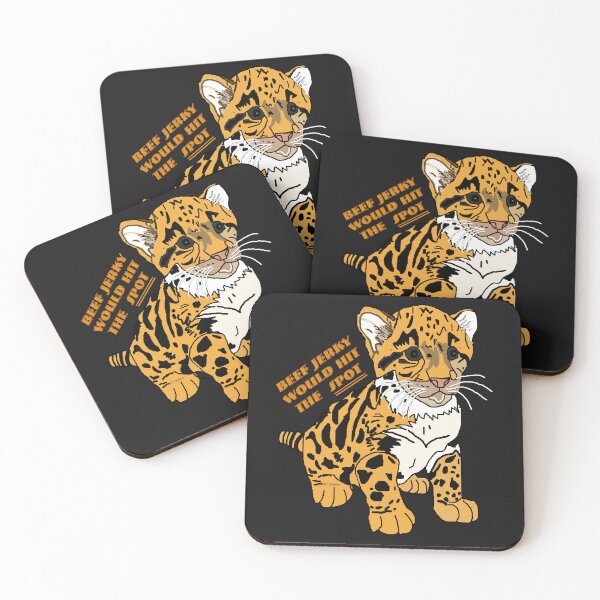 Item preview, Leopard Cub Wants Some Beef Jerky designed and sold by kristalcurt.