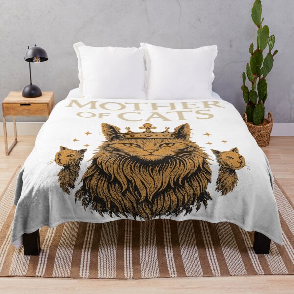 Item preview, Majestic Cat Crown Graphic designed and sold by ThreadQuirk.