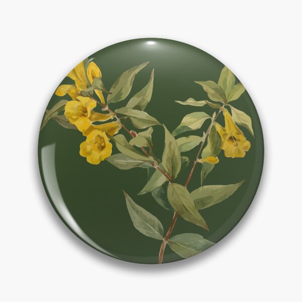 Item preview, Yellow Jessamine Vintage Botanical Vector Illustration designed and sold by taiche.