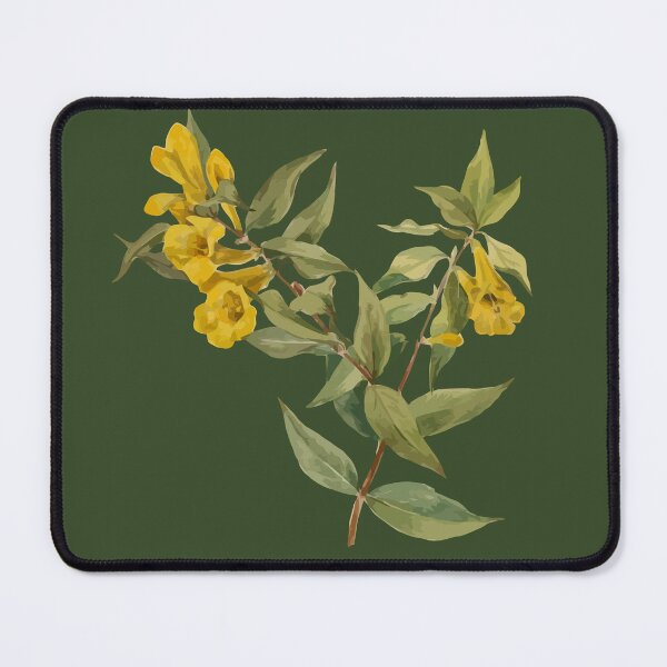 Item preview, Yellow Jessamine Vintage Botanical Vector Illustration designed and sold by taiche.