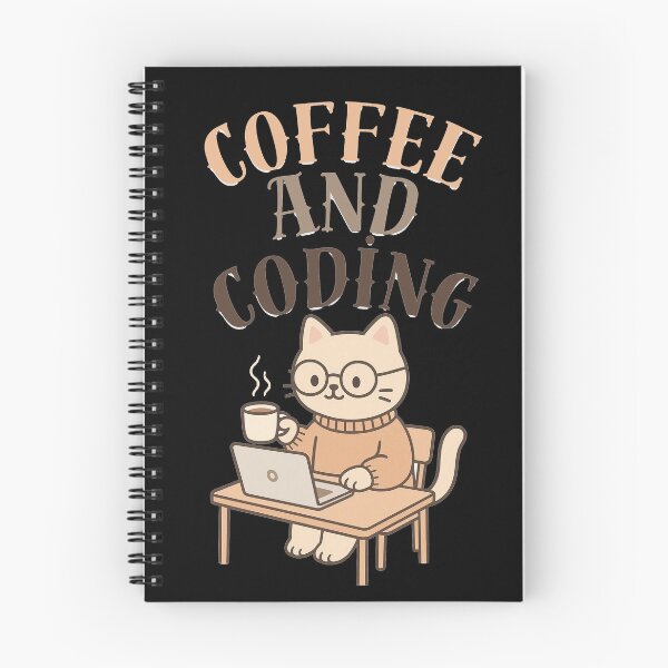 Item preview, Copy of Copy of Cute Programmer Cat Illustration designed and sold by ModaPiksel.