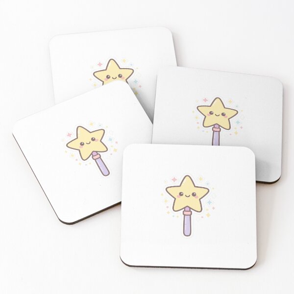 Item preview, Kawaii Magic Wand Stickers – Magic Star Wand designed and sold by ClipVictuumArts.