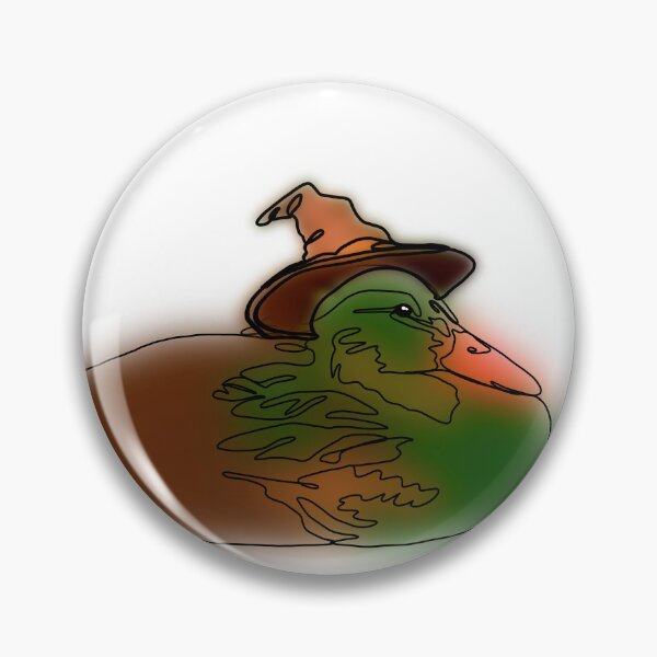 Item preview, Duck Wearing a Witch Hat – animalzinhats designed and sold by Ashley’sAnimalz.