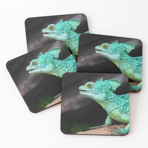 Item preview, Green Basilisk Lizard on Tree designed and sold by Kiralydominiik.