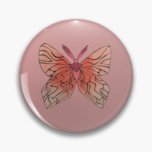 Item preview, Heart Moth designed and sold by fern.prints.