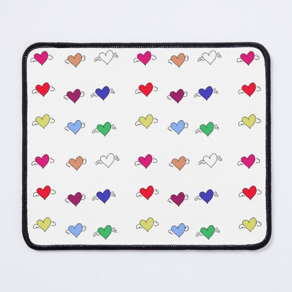 Item preview, Nine Flying Hearts – Whimsical Love Stickers / Nove Cuori Volanti – Adesivi d’Amore Fantasiosi / Neuf Cœurs Volants – Autocollants d’Amour Fantaisistes designed and sold by LenaBlueDesigns.
