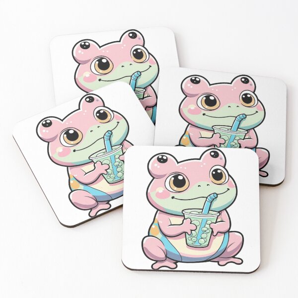 Item preview, Kawaii Frog Sticker designed and sold by geekis.
