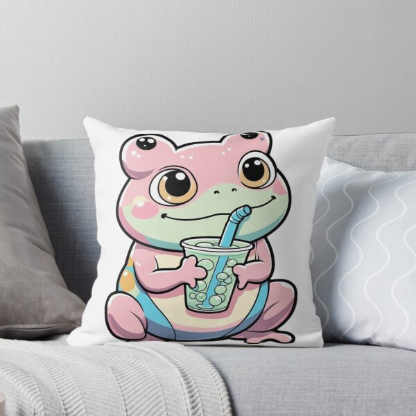 Item preview, Kawaii Frog Sticker designed and sold by geekis.