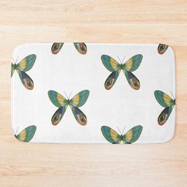 Item preview, Green, Yellow, and Teal Butterfly designed and sold by fern.prints.