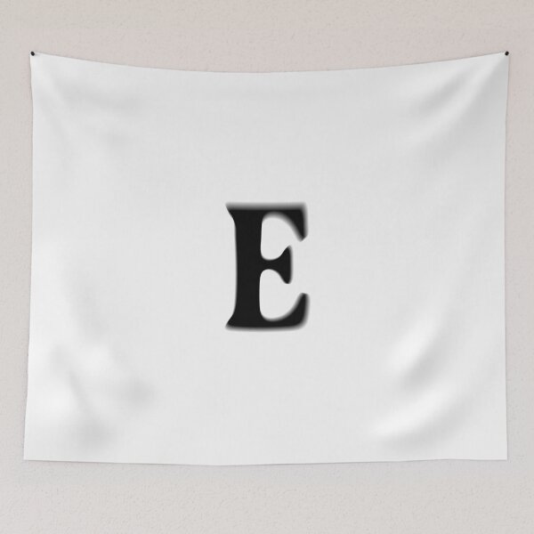 Item preview, Diseño tipográfico minimalista de la letra E con enfoque suave designed and sold by uncoXab.