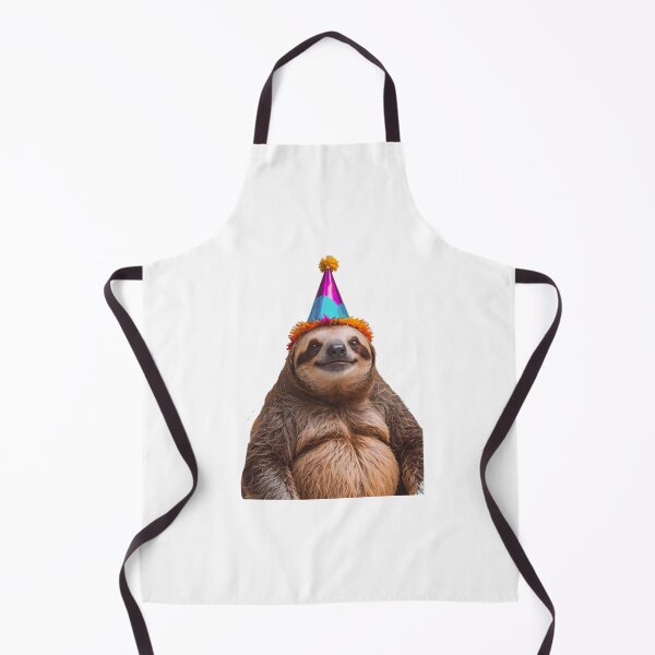 Item preview, Chunky Sloth birthday party hat gift funny meme prank designed and sold by CheeseBlueprint.