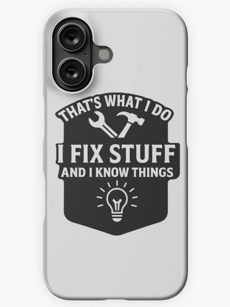 Thumbnail 1 of 4, iPhone Case, Handyman Repairman Problem Solver designed and sold by ThreadQuirk.
