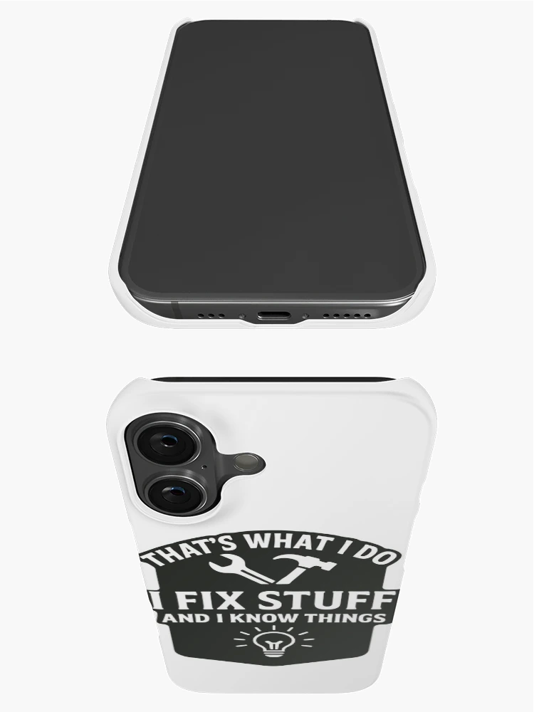 Thumbnail 3 of 4, iPhone Case, Handyman Repairman Problem Solver designed and sold by ThreadQuirk.
