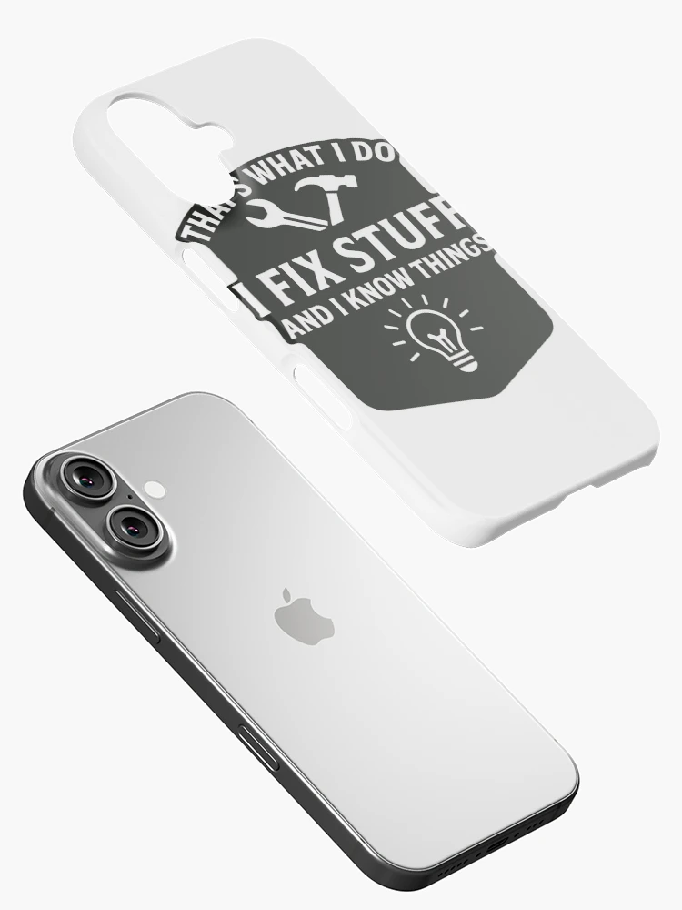 Thumbnail 2 of 4, iPhone Case, Handyman Repairman Problem Solver designed and sold by ThreadQuirk.