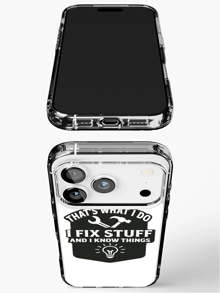 Thumbnail 3 of 5, iPhone Case, Handyman Repairman Problem Solver designed and sold by ThreadQuirk.