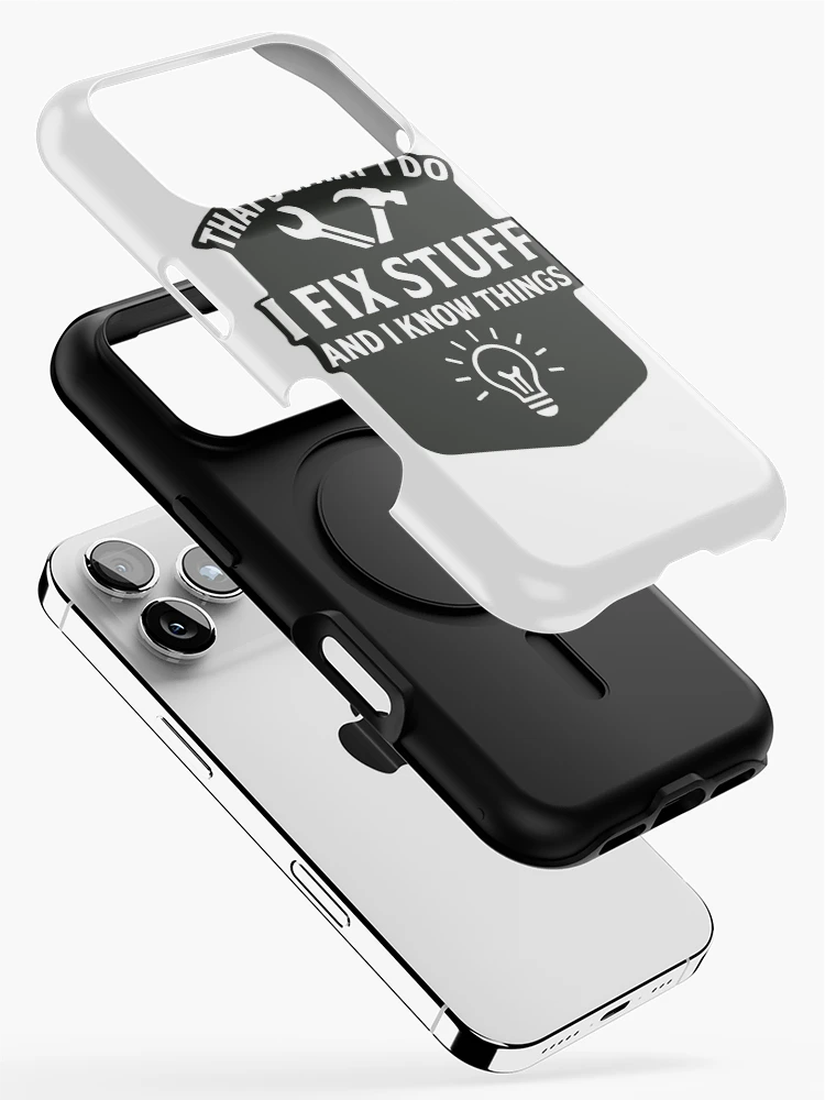 Thumbnail 2 of 4, iPhone Case, Handyman Repairman Problem Solver designed and sold by ThreadQuirk.