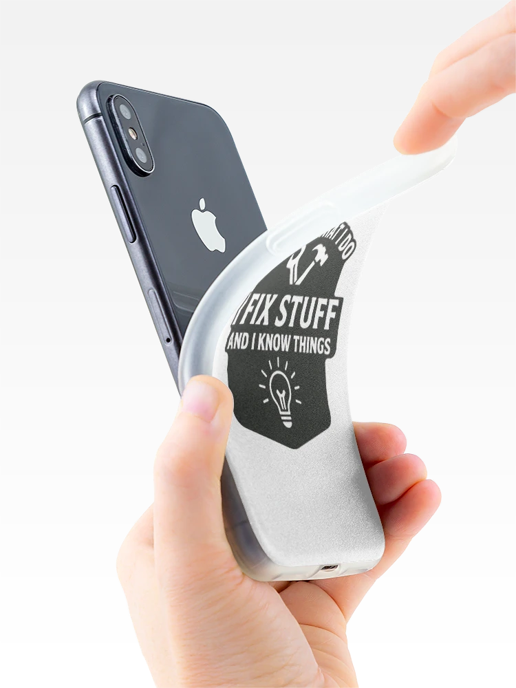 Thumbnail 4 of 5, iPhone Case, Handyman Repairman Problem Solver designed and sold by ThreadQuirk.