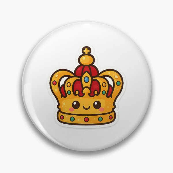 Item preview, Kawaii Crown Stickers – Royal elegance in a sweet design designed and sold by ClipVictuumArts.