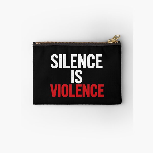 Item preview, Silence is Violence – Bold Protest Typography Design designed and sold by ArcadiaSilence.