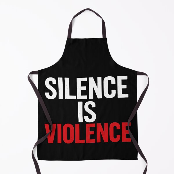Item preview, Silence is Violence – Bold Protest Typography Design designed and sold by ArcadiaSilence.