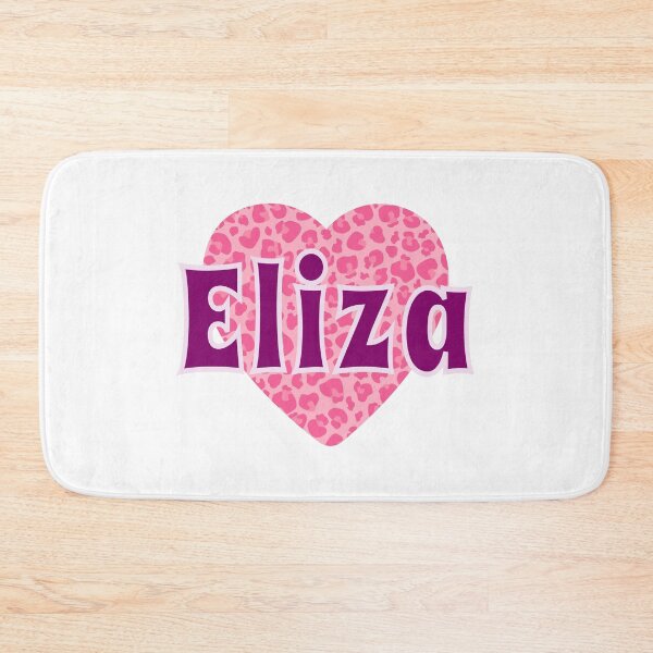 Artikelvorschau, Eliza Name Rosa Leopardenherz entworfen und verkauft von Jeallan Designs.