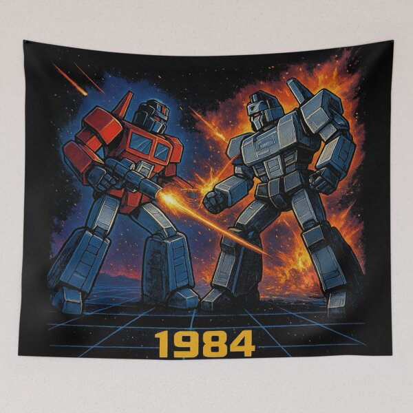 Aperçu de l'œuvre 1984 Robots in Disguise créée et vendue par Oqueartecura.