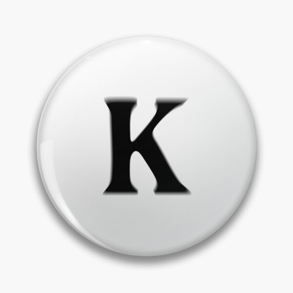 Item preview, Minimal Soft Focus Letter K Typography Design designed and sold by uncoXab.