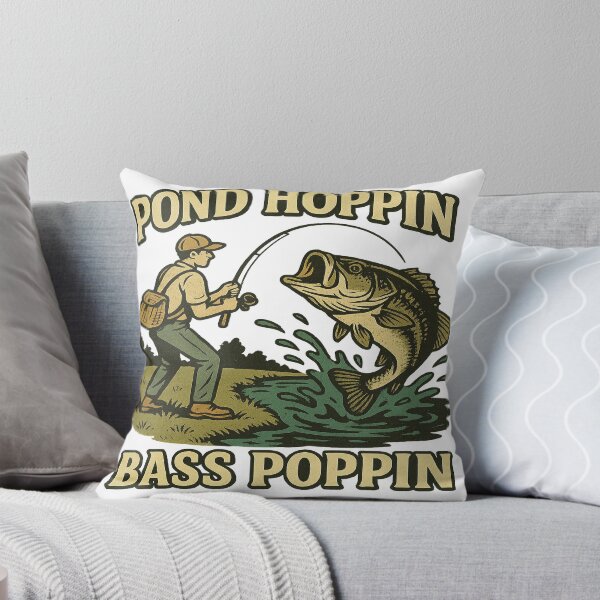 Item preview, Pond hoppin. Bass poppin designed and sold by terrokawa.