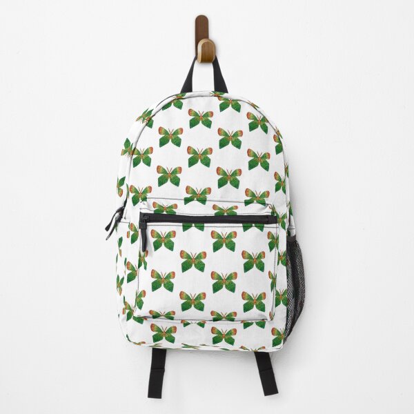 Item preview, Green and Orange Butterfly designed and sold by fern.prints.