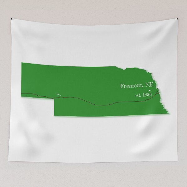 Item preview, Fremont, NE [Green] designed and sold by PhilbonianDezin.