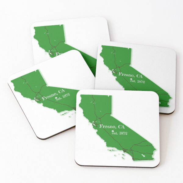 Item preview, Fresno, CA [Green] designed and sold by PhilbonianDezin.