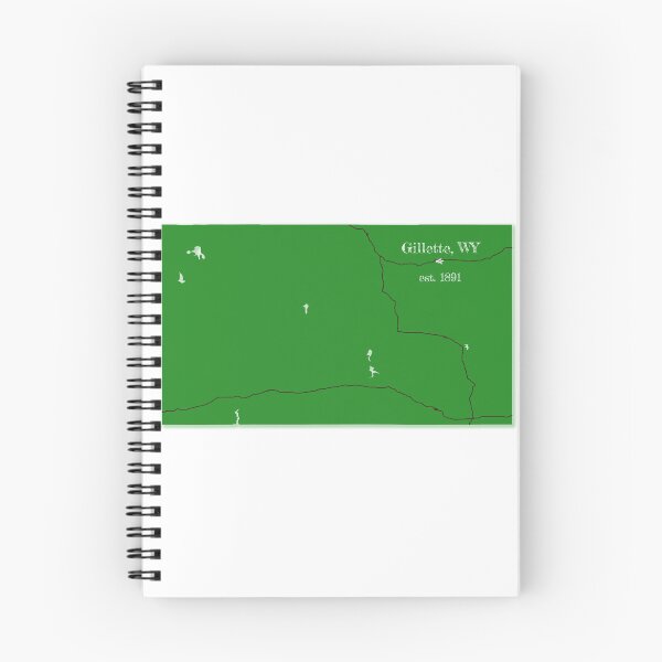 Item preview, Gillette, WY [Green] designed and sold by PhilbonianDezin.