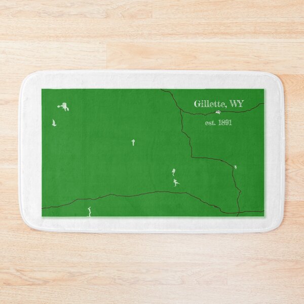 Item preview, Gillette, WY [Green] designed and sold by PhilbonianDezin.