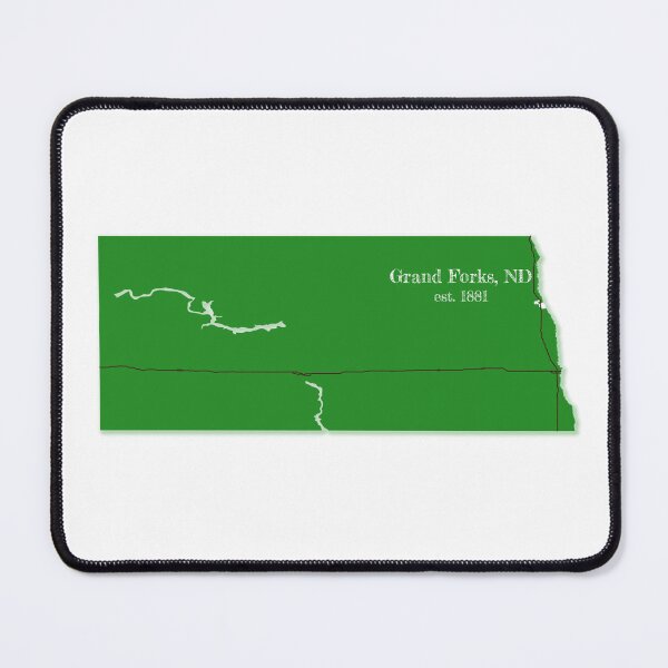 Item preview, Grand Forks, ND [Green] designed and sold by PhilbonianDezin.