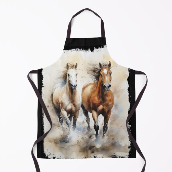 Item preview, Two wild horses gallop dynamics wildness sand cloud strength endurance designed and sold by G-M-Designs.