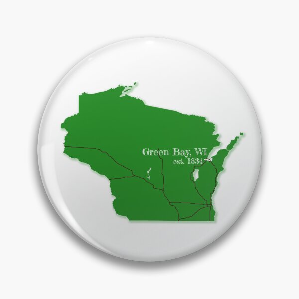 Artikelvorschau, Green Bay, WI [Grün] entworfen und verkauft von PhilbonianDezin.
