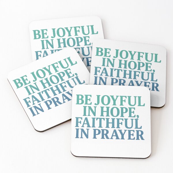 Item preview, Be Joyful in Hope, Faithful in Prayer designed and sold by TheWORDZ.