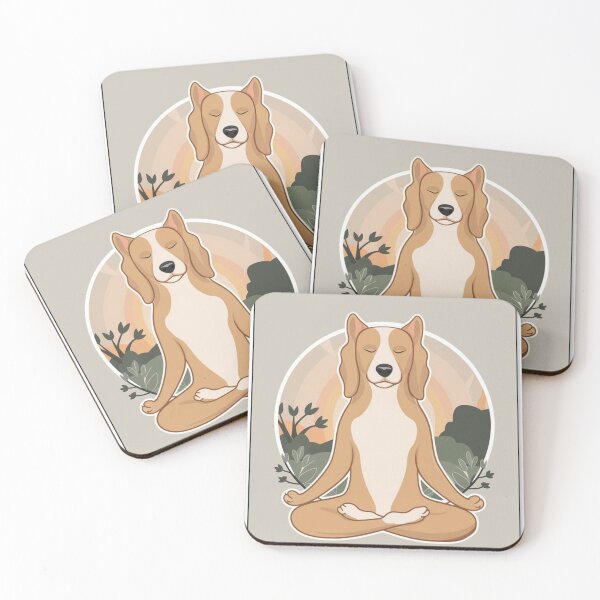 Item preview,  Yoga Love Dogs – Meditating Pup Design designed and sold by Vivid Art Zone.