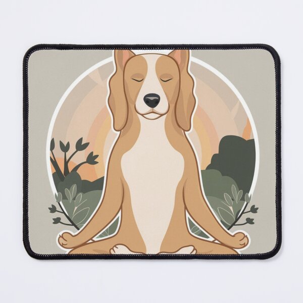 Item preview, Yoga Love Dogs – Meditating Pup Design designed and sold by Vivid Art Zone.