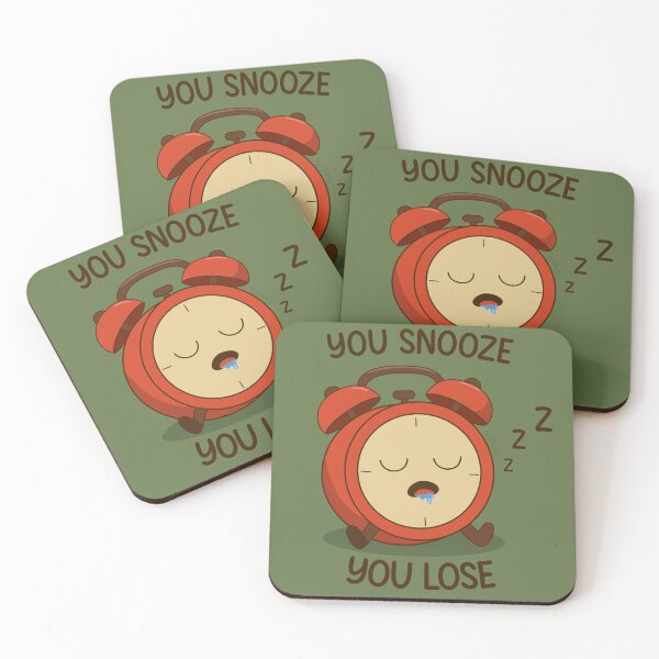Item preview, You Snooze You Lose designed and sold by Mustachio-Draws.