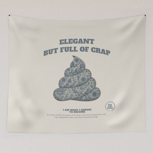 Item preview, Porcelain Style Poo - Elegant but Full of Crap designed and sold by Piralez.